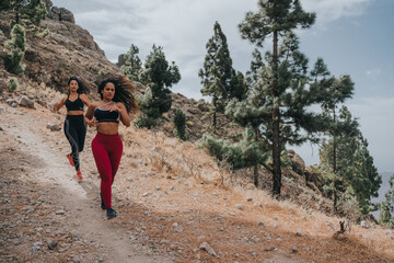 Friends Explore Nature Outdoors Concept