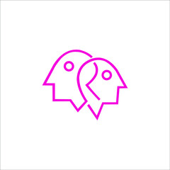 logo social icon templet vector 
