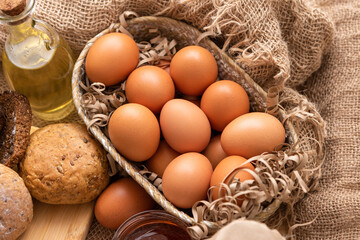 The concept of making delicious homemade buns and bread. 