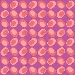 Flat Abstract Seamless Pattern In Retro Style To Decorate Any Surfaces.