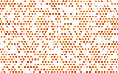Light Orange vector backdrop with hexagons.