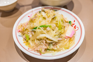 本場長崎の皿うどん　日本風中華料理