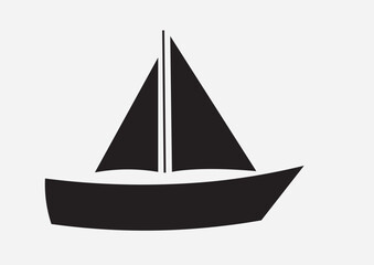 ship isolated on white