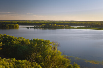Mississippi River in northern Illinois 