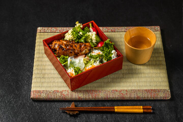 典型的な弁当　japanese Typical lunch box(bento)