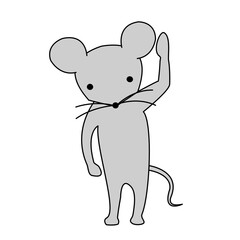 ねずみのイラスト