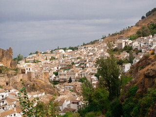 Fototapeta na wymiar Panoramic view of the town of Cazorla