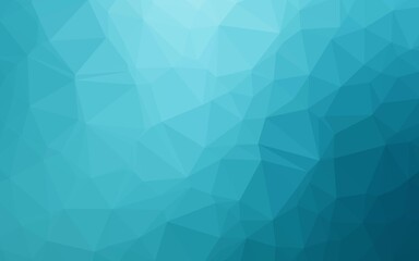 Light BLUE vector abstract mosaic background.