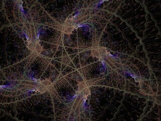 Imaginatory fractal background Image