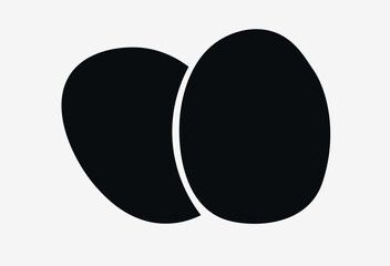 2 eggs. Vector illustration