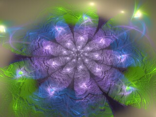 Imaginatory fractal background Image