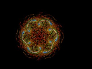 Imaginatory fractal background Image