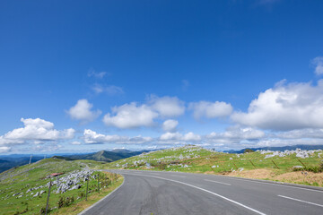 四国カルストの風景