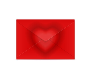 Envelope heart