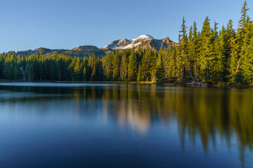 Demaris Lake and South Sister in the Three Sisters Wildnerness, Oregon