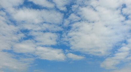 Soft clouds with a beautiful sky.