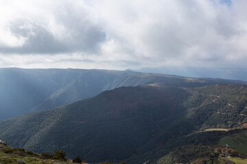 view of the mountains