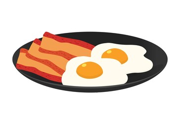 bacon and fried egg
