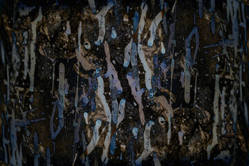 Abstract background, live textured multicolored wallpaper, art print stains paint drips, oil stains and acrylic stains