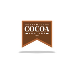 logo template for chocolate brand company