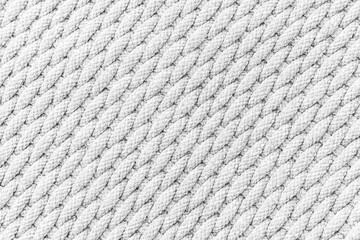 White and gray color of rope texture and surface