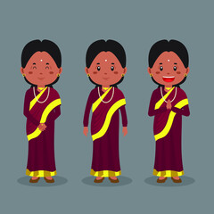 Indian Character with Various Expression