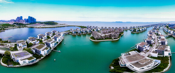 Obraz premium Villa Group of Mazu Cultural Square, Xiamen, China