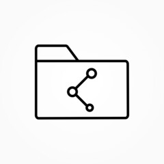 share and folder icon