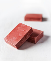 Handmade solid shampoo soap bar. Zero waste, eco friendly product. Vegan soap. Cruelty free