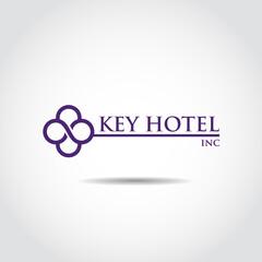 Key Hotel Logo Template. Vector Illustrator eps. 10