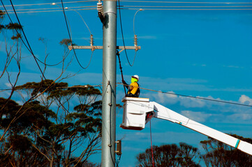 Maintenance of Industrial Electrical Pole