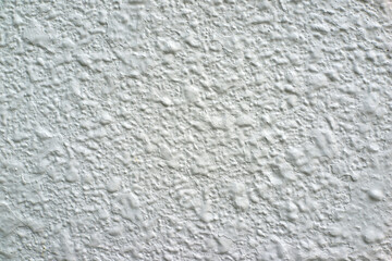 White Plastered Brick Wall Texture. White Painted Retro Wall Built Structure.