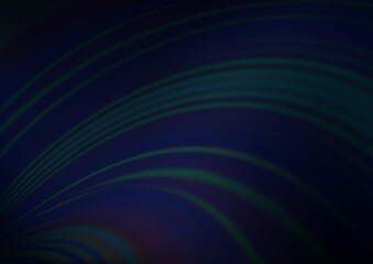 Dark BLUE vector blurred bright pattern.