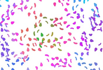 Light Multicolor, Rainbow vector texture with random forms.