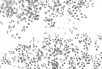 Light Silver, Gray vector pattern with chaotic shapes.