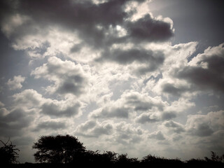 Fluffy clouds