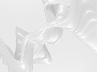 White abstract liquid wavy background