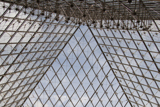 Louvre In Paris Museum Outside And Inside