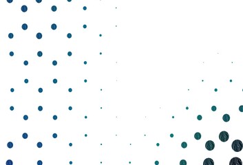 Light blue vector pattern with spheres.