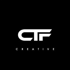 CTF Letter Initial Logo Design Template Vector Illustration
