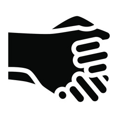 
Covid preventing cure, solid icon of hands hygiene 
