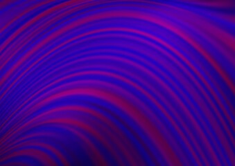 Dark Purple vector background with bubble shapes.