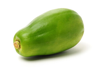 Papaya fruit isolated on a white background