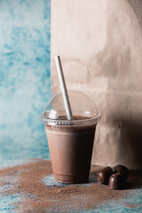 Chocolate smoothie to take a way