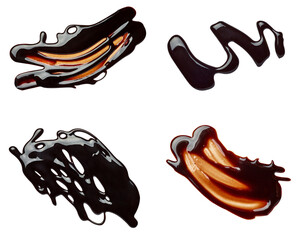 chocolate stain fleck food dessert syrup liquid drop drip spill mess melt leaking