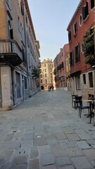 Fototapeta na wymiar Square - Campo Santa Margherita In Venice