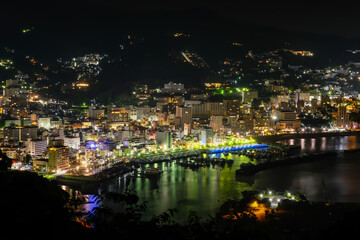 静岡県熱海の夜景
