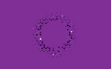 Light Pink, Blue vector pattern in polygonal style.