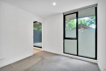 Empty and unfurnished brand new apartment