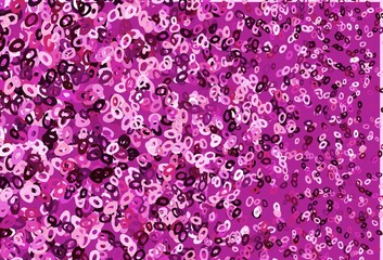 Light Pink vector backdrop with dots.